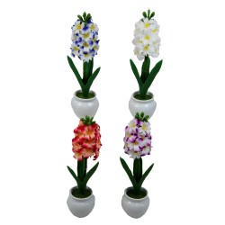 Hyacinth pot with pot - 30 cm