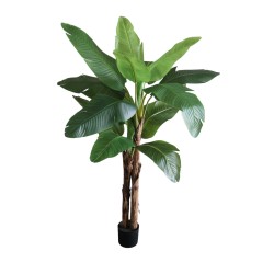 planta banana bananera platano artificial decorar hogar baño cocina